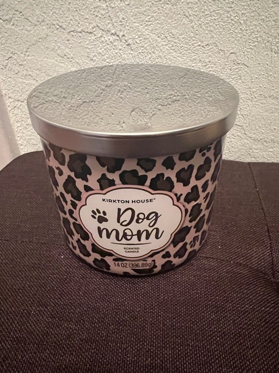 Kirkton House Other - #1903: Dog Mom Scented Candle W/ Silver Tape Measure with Leopard
